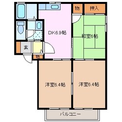 フォーレス白塚 Bの物件間取画像